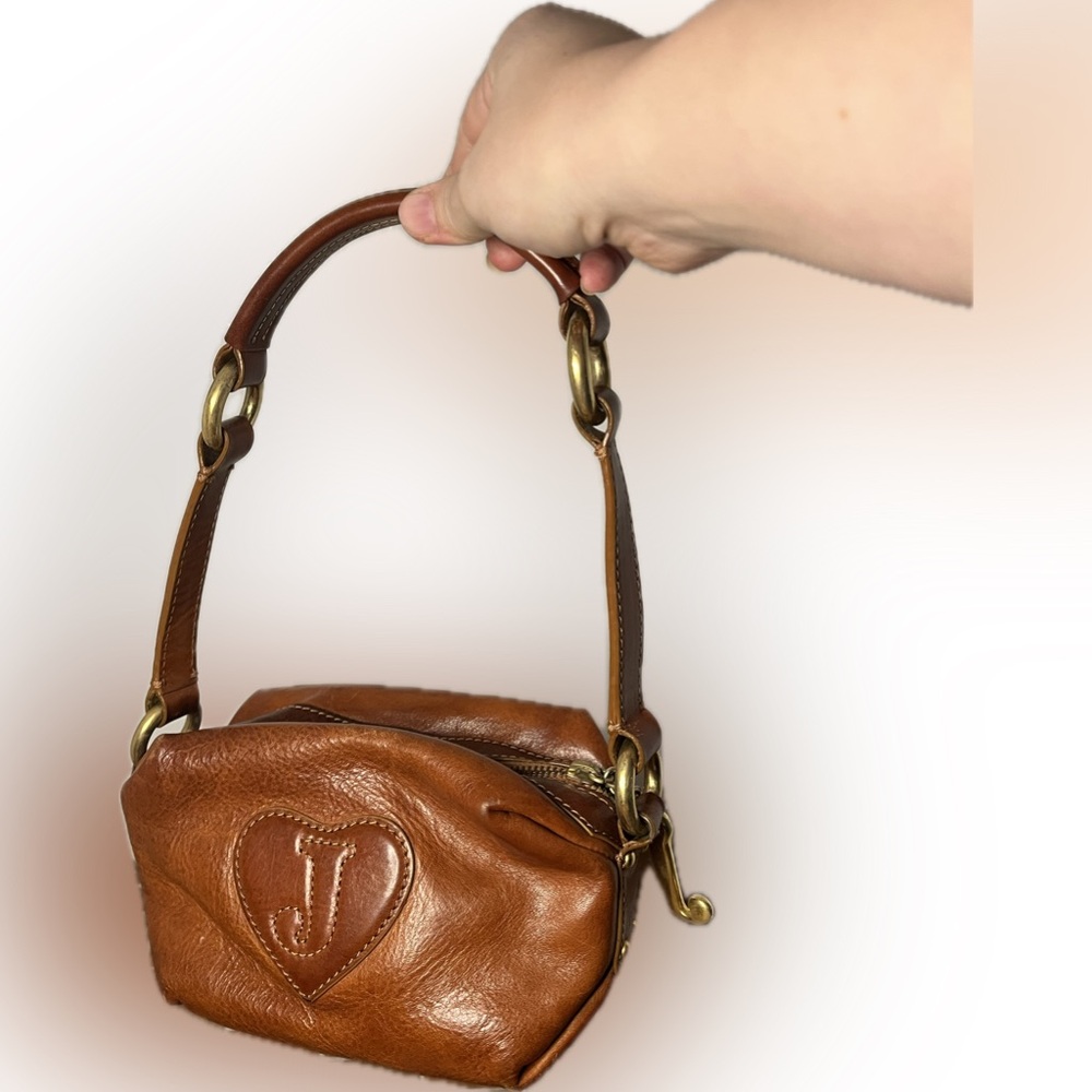 Juicy Couture Brown Leather Handbag